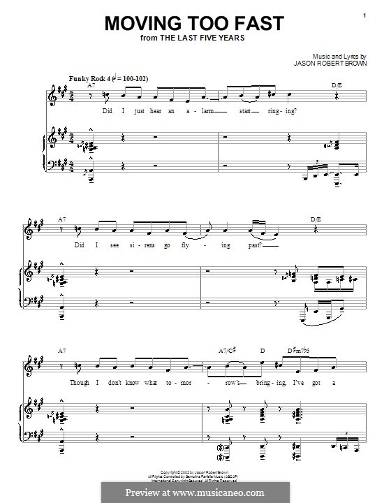 moving too fast by j r brown sheet music on musicaneo moving too fast sheet music