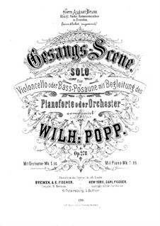 Gesangs-Scene, Op.278: Gesangs-Scene by Wilhelm Popp