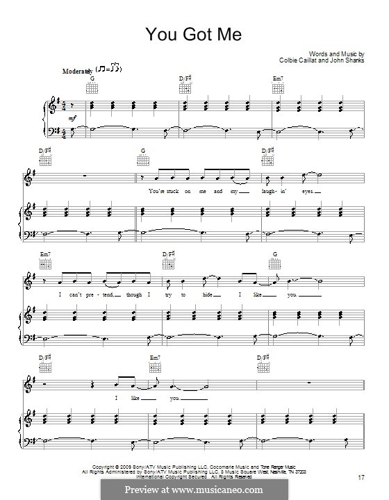 you got me colbie caillat by j m shanks sheet music on musicaneo colbie caillat sheet music