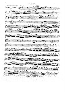 Woodwind Quintet in E Minor, Op.100 No.4: Parts by Anton Reicha