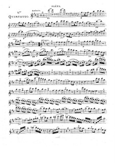 Woodwind Quintet in B Minor, Op.99 No.5: Parts by Anton Reicha