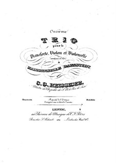 Piano Trio No.11, Op.125: Piano Trio No.11 by Carl Gottlieb Reissiger