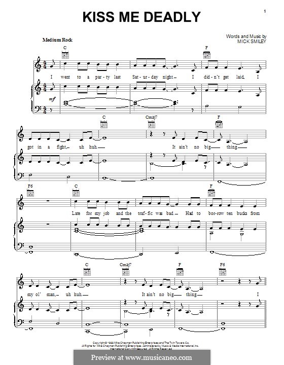 Free lita ford sheet music