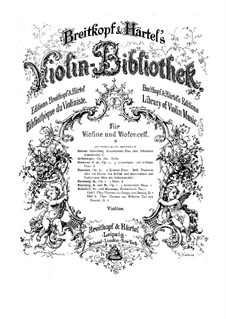 Three Concert Duos for Violin and Cello, Op.2: Three Concert Duos for Violin and Cello by Bernhard Romberg