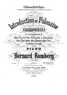 Introduction and Polonaise, Op.76: Introduction and Polonaise by Bernhard Romberg