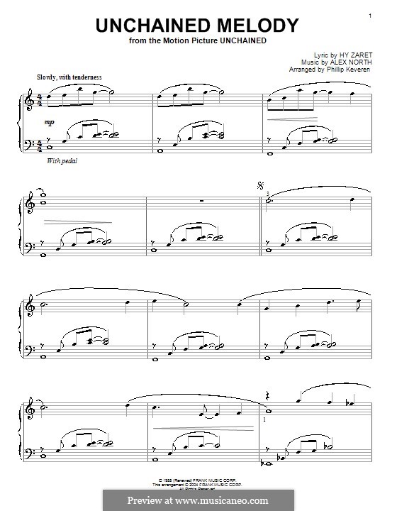 Piano version: For a single performer by Alex North