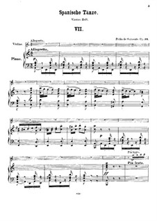 Vito and Habanera, Op.26: For violin and piano by Pablo de Sarasate