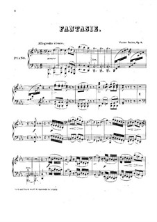 Fantasia for Piano Quintet, Op.2: Fantasia for Piano Quintet by Gustave Satter