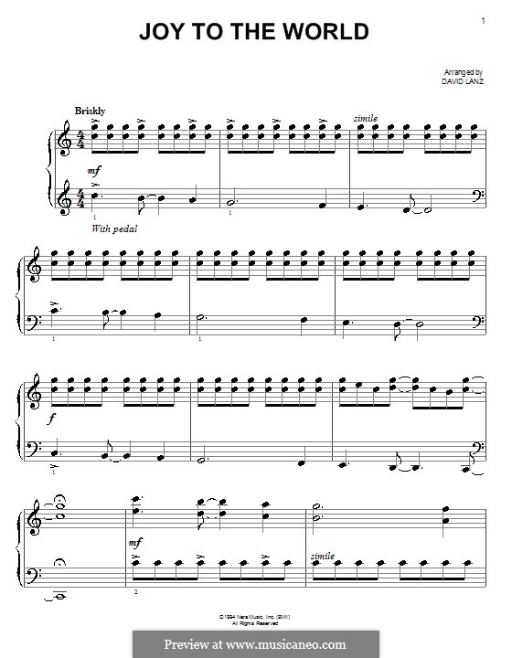 Piano version: Easy version by Georg Friedrich Händel