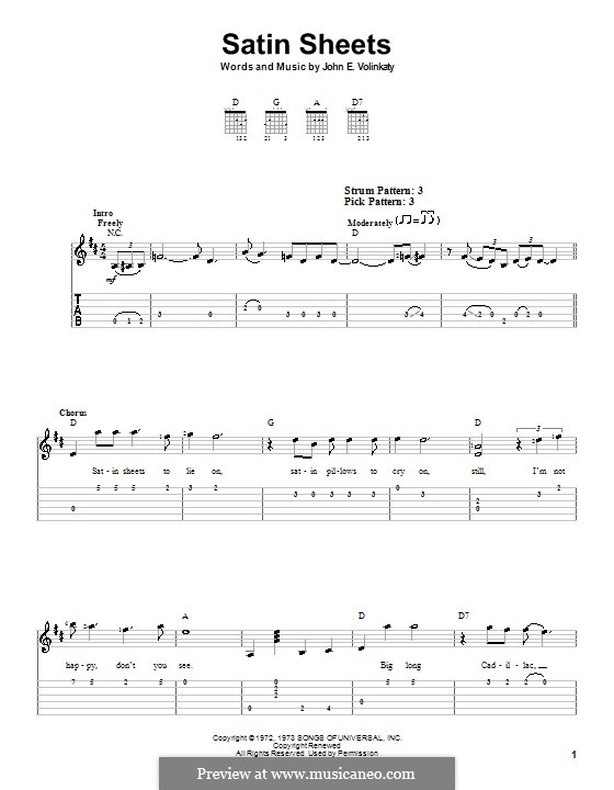 Satin Sheets by J.E. Volinkaty - sheet music on MusicaNeo