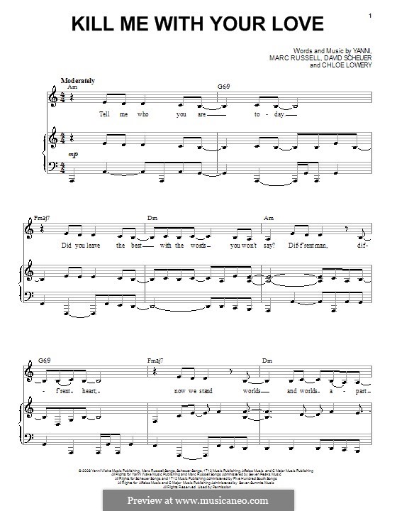 Песня love your voice. Love your Voice Ноты. With Love Yanni