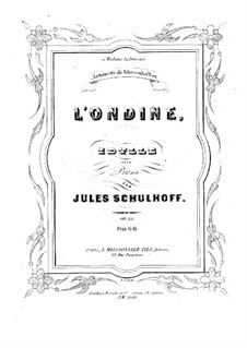 L'Ondine. Idylle, Op.35: L'Ondine. Idylle by Julius Schulhoff