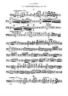 Complete set: Bassoon part (fragments) by Ludwig van Beethoven
