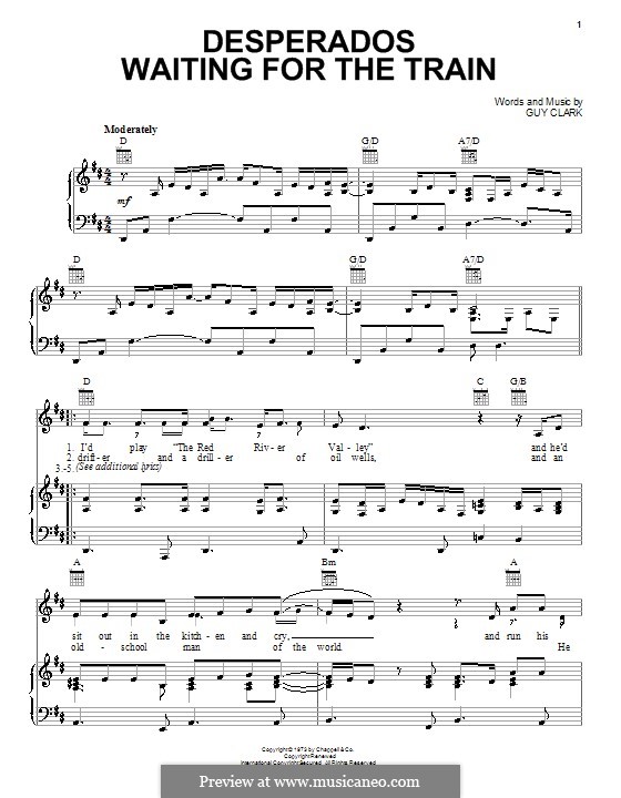 Desperados Waiting for the Train (The Highwaymen) by G. Clark on MusicaNeo