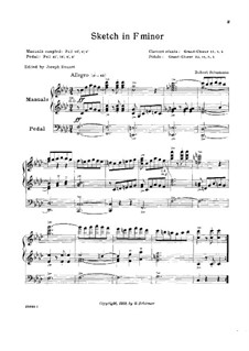 Sketches, Op.58: No.3 by Robert Schumann