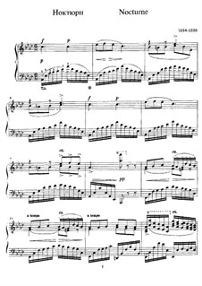 Nocturne in A Flat Major: Nocturne in A Flat Major by Alexander Scriabin