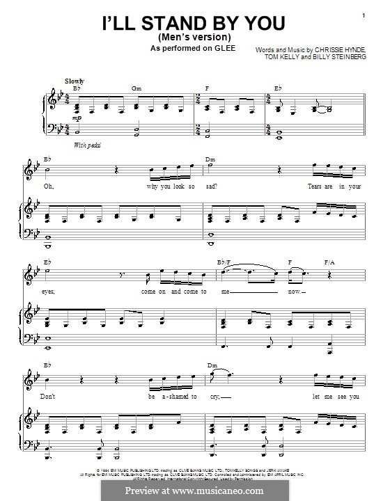 I Ll Stand By You The Pretenders By B Steinberg C Hynde T Kelly