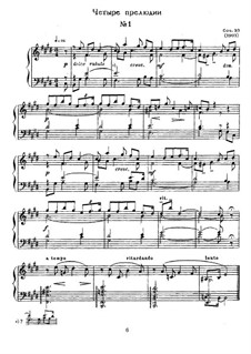 Four Preludes, Op.33: For piano by Alexander Scriabin