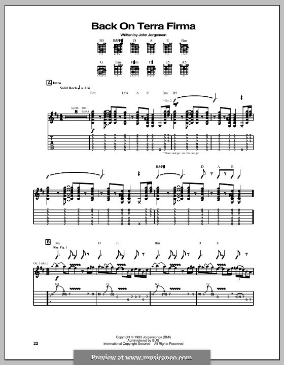 Back on Terra Firma (The Hellecasters): For guitar with tab by John Jorgenson