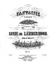 Fantasia on Themes from 'Lucie de Lammermoor' by Donizetti, Op.14: Fantasia on Themes from 'Lucie de Lammermoor' by Donizetti by Jean Baptiste Singelée