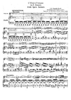 Fantasia on Themes from 'L'Elisir d'Amore' by Donizetti, Op.96: Fantasia on Themes from 'L'Elisir d'Amore' by Donizetti by Jean Baptiste Singelée