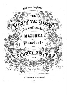 The Lily of the Valley. Mazurka, Op.14: The Lily of the Valley. Mazurka by Sydney Smith
