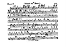 Sound Off. March: Parts by John Philip Sousa