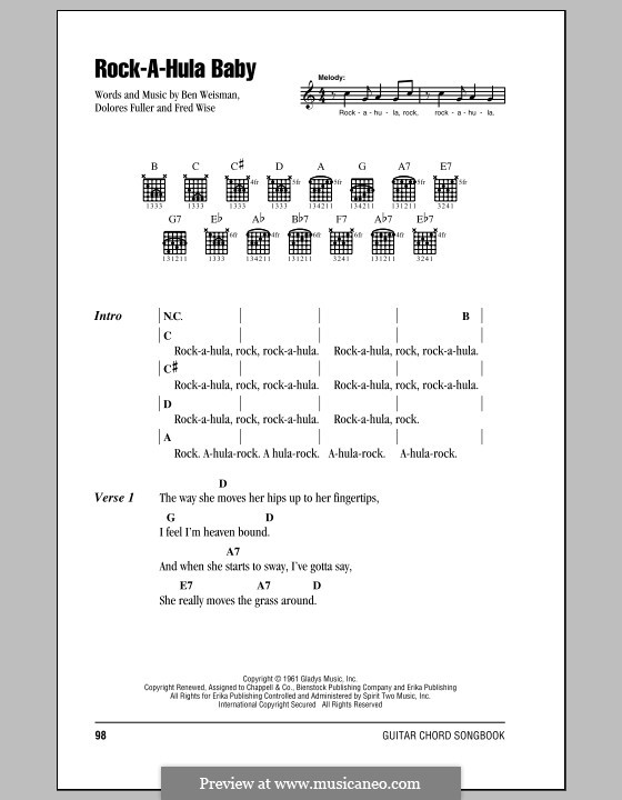 RockaHula Baby (Elvis Presley) by B. Weisman, D. Fuller, F. Wise on