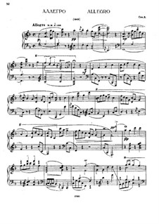Allegro in F Major, Op.2: Allegro in F Major by Alexei Stanchinsky