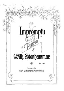 Impromptu in G Flat Major: For piano by Wilhelm Stenhammar