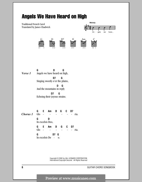 Vocal version: Lyrics and chords (with chord boxes) by folklore