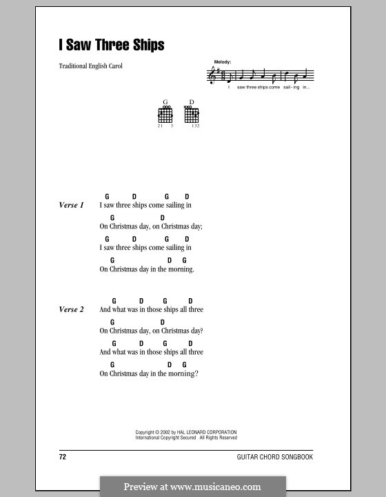 Vocal version: Lyrics and chords (with chord boxes) by folklore