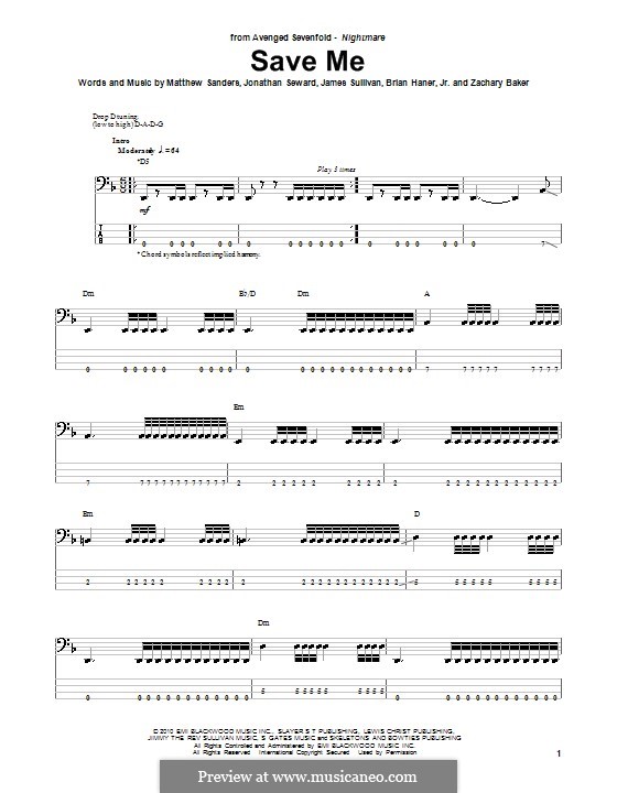 tabs lagu a7x save me tabs lagu a7x save me