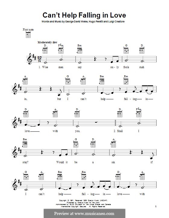 Can t falling love аккорды. Can’t help Falling in Love Элвис Пресли. Элвис Пресли Ноты укулеле. Can't help Falling in Love with you Elvis Presley. Элвис Пресли can't Falling in Love аккорды.
