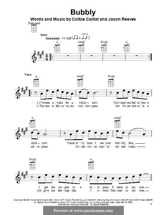 Bubbly: For ukulele by Jason Reeves