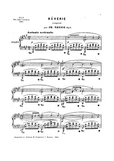 Rêverie, Op.5: Rêverie by Carl Tausig