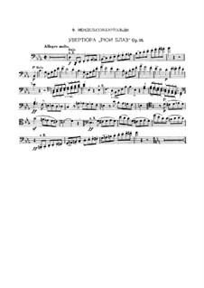 Ruy Blas, Op.95: Excerpts for bassoon by Felix Mendelssohn-Bartholdy