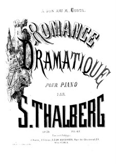 Romance dramatique, Op.79: Romance dramatique by Sigismond Thalberg