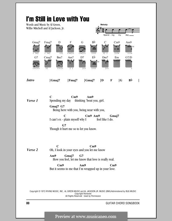 I'm Still in Love with You: Lyrics and chords by Willie Mitchell, Al Jackson Jr.