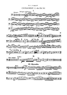 Symphony No.36 in C Major, K.425: Excerpts for bassoon by Wolfgang Amadeus Mozart