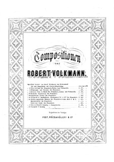 Deutsche Tanzweisen, Op.18: Deutsche Tanzweisen by Robert Volkmann