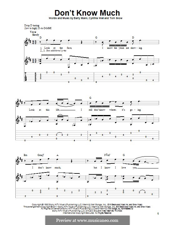 Don T Know Much ron Neville Linda Ronstadt By B Mann T Snow On Musicaneo