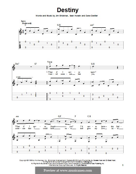 Destiny by D Deviller J Brickman S Hosein sheet music on MusicaNeo Destiny by D Deviller J Brickman S Hosein sheet music on MusicaNeo