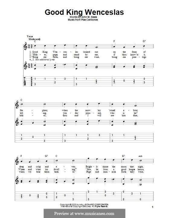 Instrumental version: For guitar with tab by folklore