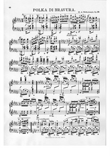 Polka di bravura, Op.10: Polka di bravura by Hermann Adolf Wollenhaupt