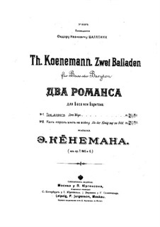 Three Roads, Op.7: Three Roads by Feodor Feodorovich Koenemann