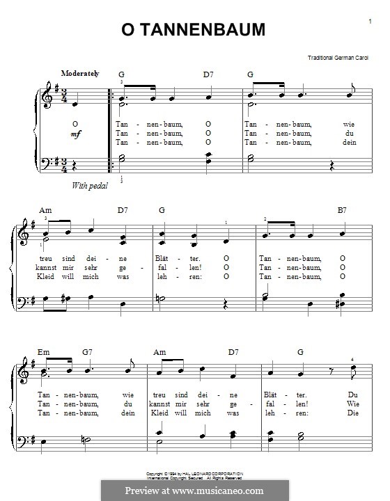 Piano version: Version for easy piano (high quality sheet music) by folklore