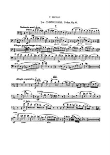 Symphony No.2 in C Major, Op.61: Bassoon part (Fragment) by Robert Schumann