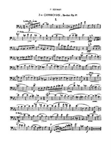 Symphony No.3 in E Flat Major 'Rhenish', Op.97: Bassoon part (Fragment) by Robert Schumann