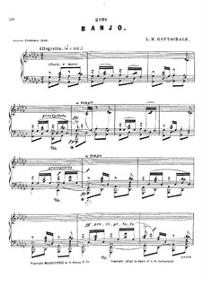 Banjo No.2: Banjo No.2 by Louis Moreau Gottschalk